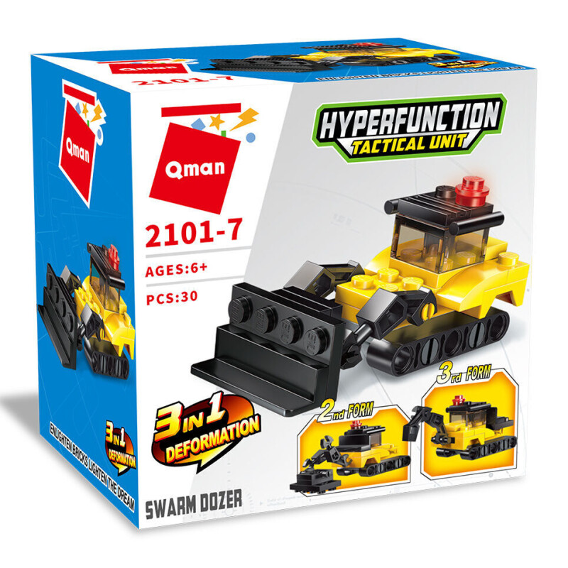 Qman Hyperfunction Tactical Unit Buldozer Swarm 3v1